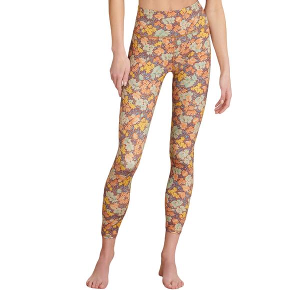 VERONICA BEARD Vilena Leggings Floral Orange Multi High Rise Workout Small NWT - Picture 10 of 11